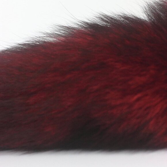 ⚡Huge and Fluffy Colored Fox Tail Fur Cosplay Toy Handbag Accessories Key Chain - Picture 6 of 7